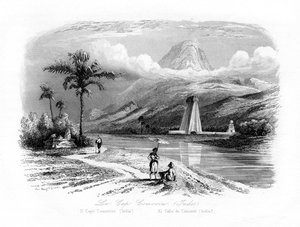 Cape Comorin, Indien, c1840 av N. Remond