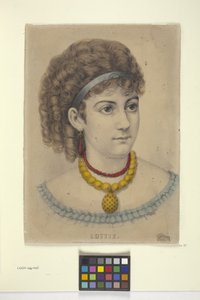 Lottie (handfärgad litografi)
