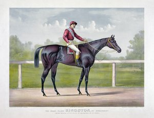 The Grand Racer Kingston av Spendthrift av Currier & Ives av Currier and Ives