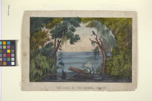 The Lake Of The Dismal Swamp (handfärgad litografi)