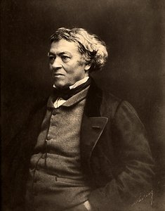 Porträtt av den franske målaren Jean Baptiste Camille Corot av Nadar