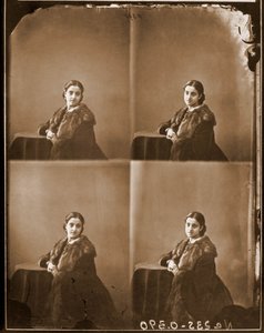 Porträtt av Adelina Patti, sopran 1853-1919 (foto) av Nadar