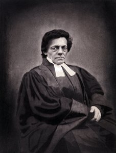 Porträtt av Alphonse Monod, pastor av schweiziskt ursprung (1802-1856) av Nadar