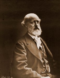 Porträtt av Eugene Viollet-le-Duc (Viollet le Duc) (1814-1879), arkitekt och akvarell 1814-1879 (foto) av Nadar