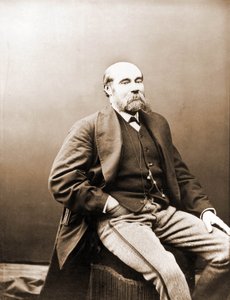 Porträtt av Paul Feval, filetonist från Gaboriaus och Ponson du Terrails period 1817-1887 (foto) av Nadar
