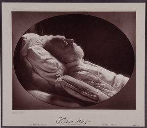 Victor Hugo på sin dödsbädd, 22 maj av Nadar