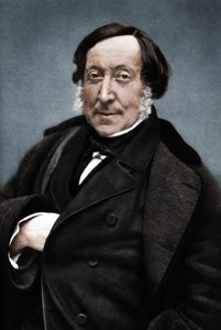 Gioachino Rossini 1792-1868, italiensk kompositör av Nadar