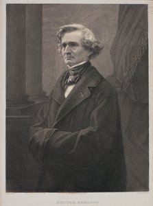 Hector Berlioz (1803-69) graverad av Metzmacher av Nadar