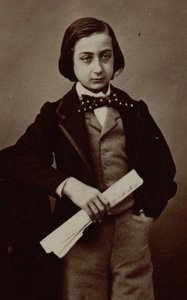 Porträtt av violinisten och kompositören Henri Ketten 1848-1883. av Nadar
