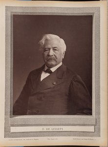 F. de Lesseps av Nadar [Gaspard Félix Tournachon]