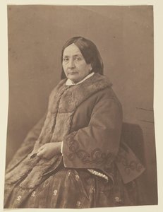 Fru Eugénie Niboyet av Nadar [Gaspard Félix Tournachon]