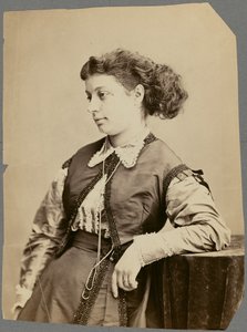 Fru Lina Sand [född Calamatta] av Nadar [Gaspard Félix Tournachon]
