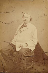 [Självporträtt iförd vit smocka Félix Nadar] av Nadar [Gaspard Félix Tournachon]