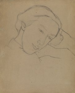 Självporträtt, 1910-tal av Nadezhda Vladimirovna Lermontova