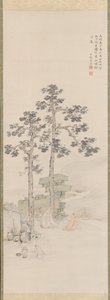 Provtagning av te under Wu-träden, 1840. av Nakabayashi Chikuto