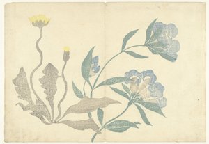 Maskrosor och blå blommor Bildalbum av Korin (serietitel) Korin gaveu (serietitel)
