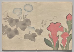 Scen från The Kōrin Picture Book (volym 1)