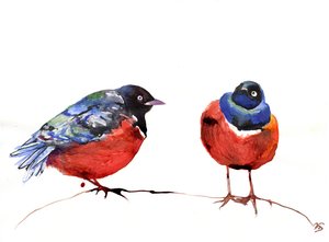 Chitchat, 2013, (bläck på papper)