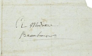 Brev till Josephine de Beauharnais