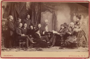 Augustin Dalys teatersällskap av Napoleon Sarony