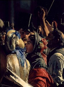 Ludovico Manin och Nicolo Tommaseo Liberated (detalj) av Napoleone Mani