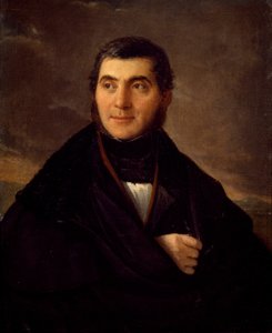Porträtt av Sante Giacomelli, av Natale Schiavoni (1777-1858), olja på duk, 76x61 cm, ca 1830