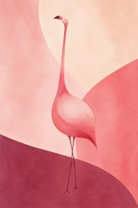 Elegant Pink Flamingo av Natalie Bruns