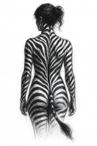 Den eleganta zebrakvinnan