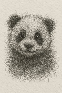 Den fluffiga pandabebisen av Natalie Bruns