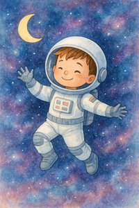 Den leende astronautpojken av Natalie Bruns