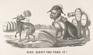 Varför tar du det inte, 1861-64., 1861-64. Skapare: Nathaniel Currier, James Merritt Ives, Currier och Ives. av Currier and Ives
