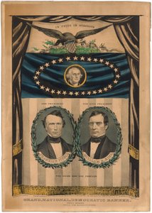 Franklin Pierce och William R. King av Nathaniel Currier