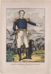 General Winfield Scott av Nathaniel Currier