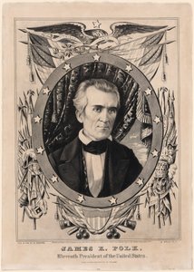 James K. Polk av Nathaniel Currier