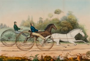 Lady Suffolk och Lady Moskva av Nathaniel Currier