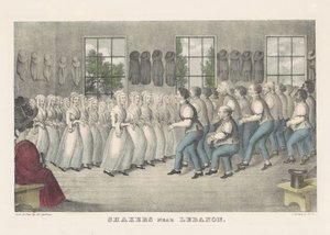 Shakers Nära Libanon av Nathaniel Currier