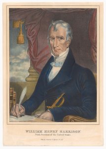 William Henry Harrison av Nathaniel Currier