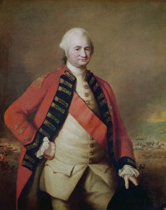 Porträtt av Robert Clive (1725-1774) 1:e baron Clive, 1773