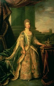 Porträtt av Sophie Charlotte (1744-1818)
