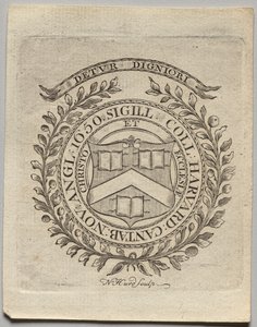 Bokskylt: Seal of Harvard College