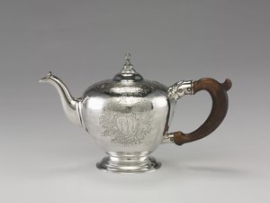 Tekanna, ca 1755-1760 (silver)