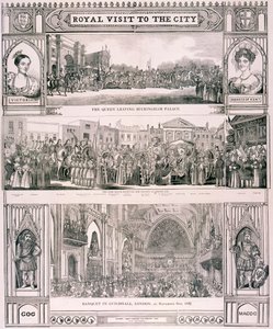 Drottning Victorias besök i City of London, 1837