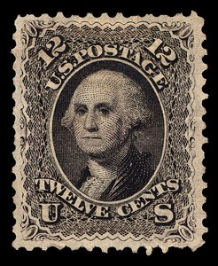12c Washington singel, 1861.