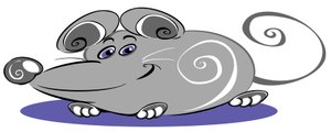 Curly Mouse - tecknad film av Neale Osborne