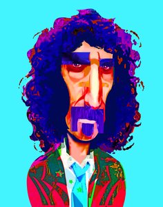 Frank Zappa, 2021 (digital) av Neale Osborne