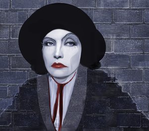 Greta Garbo, 2021 (digital) av Neale Osborne