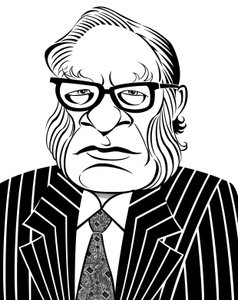 Isaac Asimov, 2019 (digitalt) av Neale Osborne
