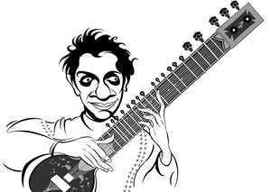 Ravi Shankar, 2019 (digitalt) av Neale Osborne