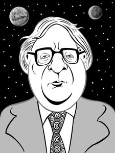 Ray Bradbury, 2019 (digitalt) av Neale Osborne