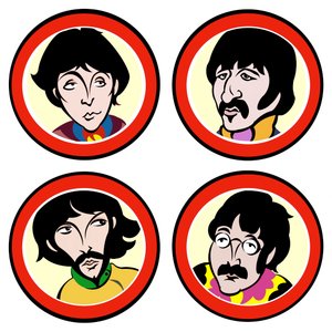 The Beatles, 2004 (bläck, digital version 2023) av Neale Osborne